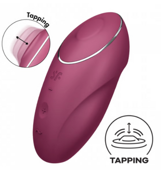 Tap and Climax 1 Vibrator - Grey