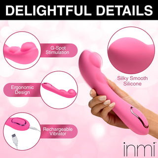 Extreme-G Inflating G-Spot Silicone Vibrator - Pink