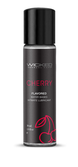 Aqua Cherry Flavored Water Based Intimate Lubricant - 1 Fl. Oz. WS-90431