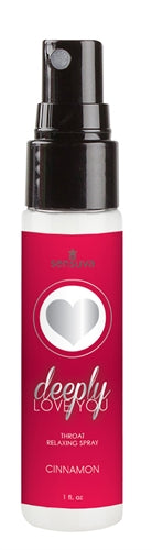 Deeply Love You Throat Relaxing Spray - Cinnamon Roll - 1 Fl. Oz. SEN-VL493