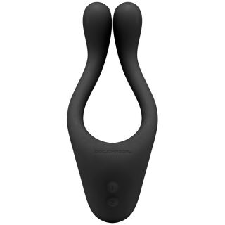 Tryst Multi Erogenous Zone Silicone Massager - Black DJ0990-05-BX