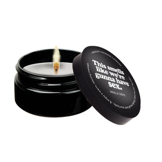 This Smells Like We're Gunna Have Sex - Massage Candle - 2 Oz - Vanilla KS14303